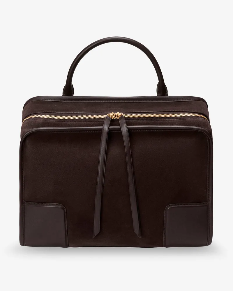 Loewe Amazona 180 Suede Handbag -  - gender_Woman Brown