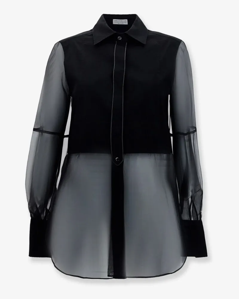 Brunello Cucinelli Voile shirt -  - gender_Woman Black