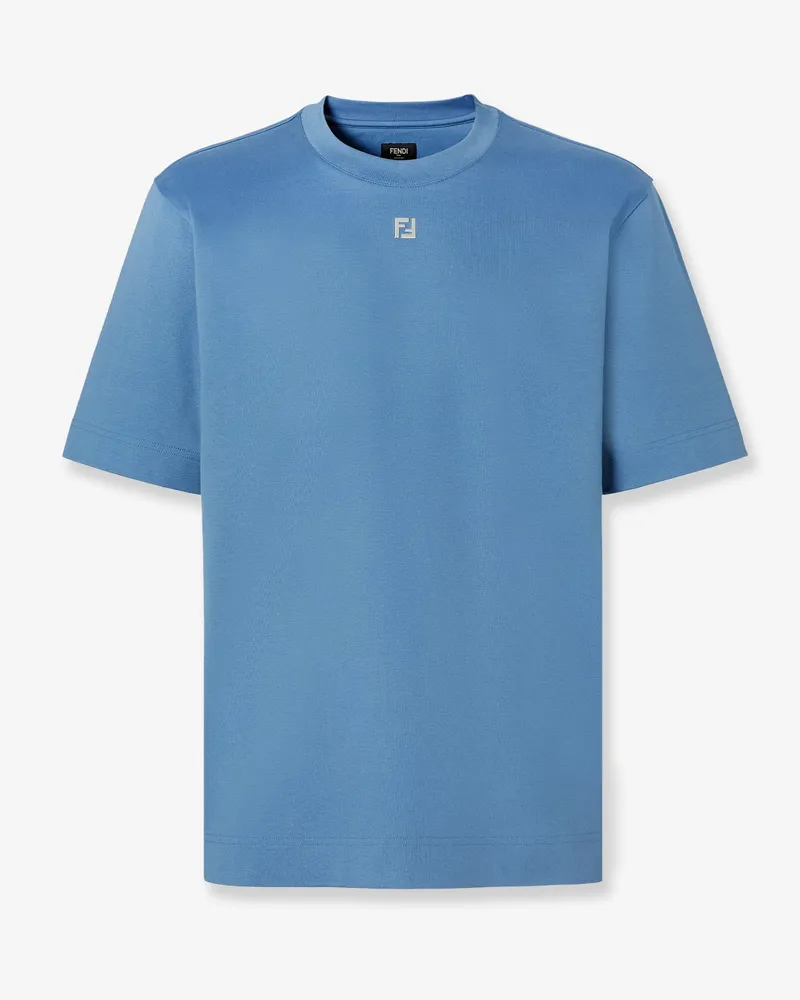 Fendi Cotton T-shirt -  - gender_Man Blue