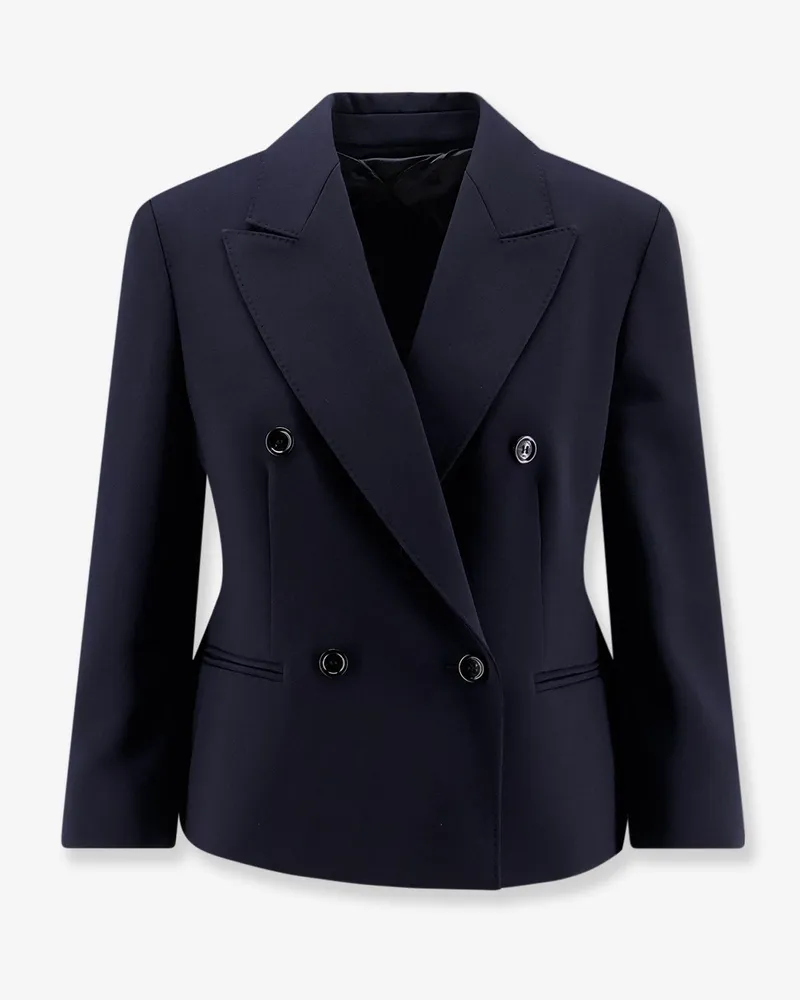 Max Mara Mxmdorico stretch virgin wool blazer -  - gender_Woman Blue
