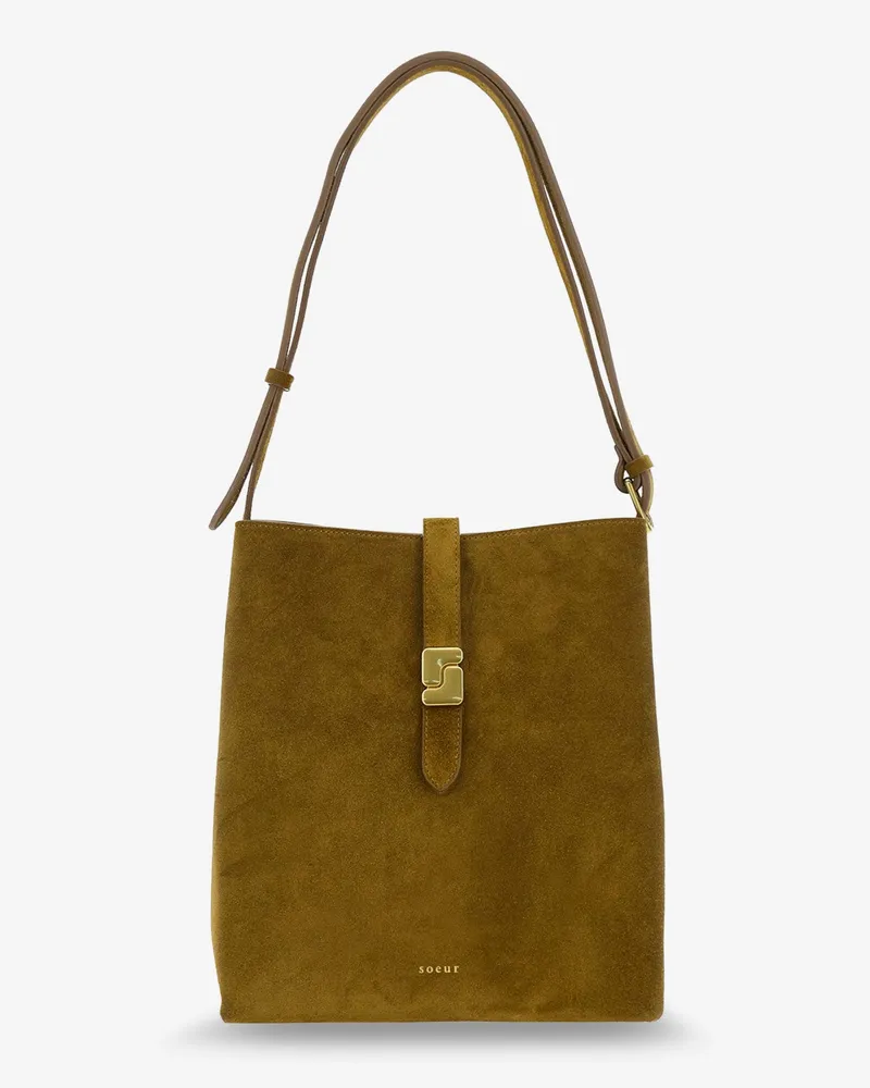 Soeur Bello suede shoulder bag -  - gender_Woman Brown