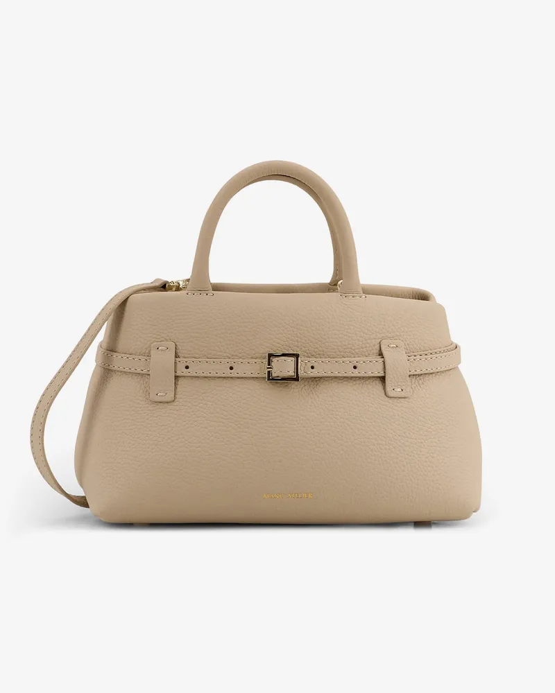 Manu Atelier Le Cambon 25 leather handbag -  - gender_Woman Beige