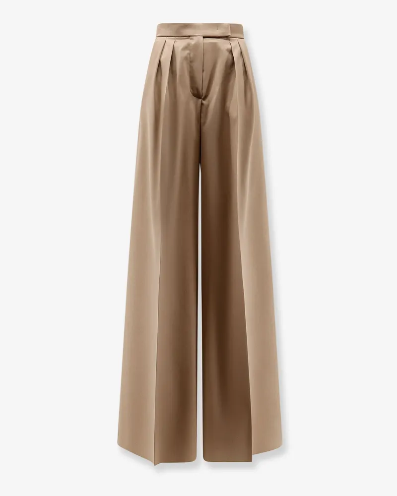 Max Mara Virgin wool Quorum trousers -  - gender_Woman Beige