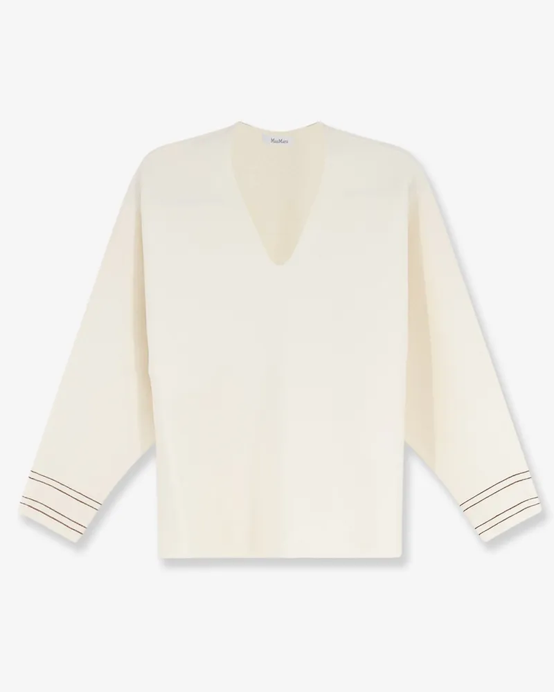 Max Mara Mxmundici wool blend sweater -  - gender_Woman White