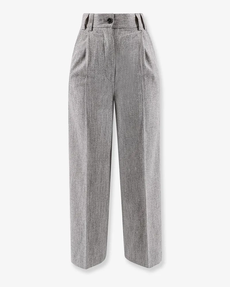 LARDINI Wide wool blend trouser -  - gender_Woman Grey