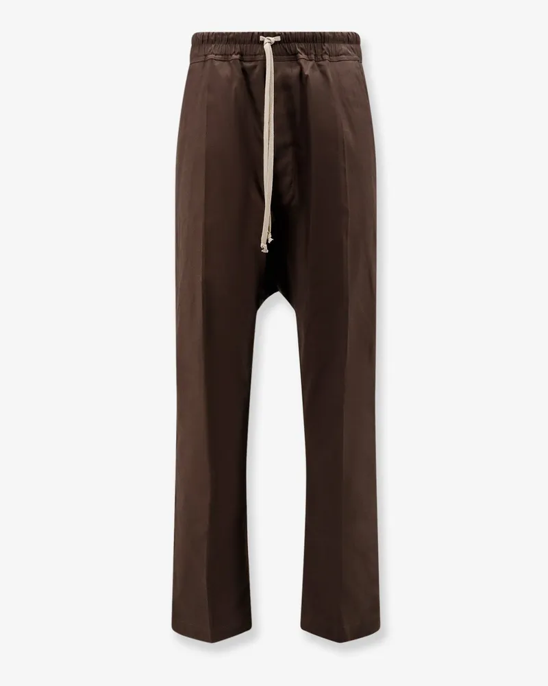 Rick Owens Stretch cotton trousers -  - gender_Man Grey