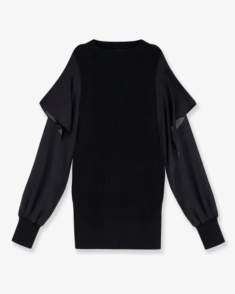 Sacai Cotton sweater -  - gender_Woman Black