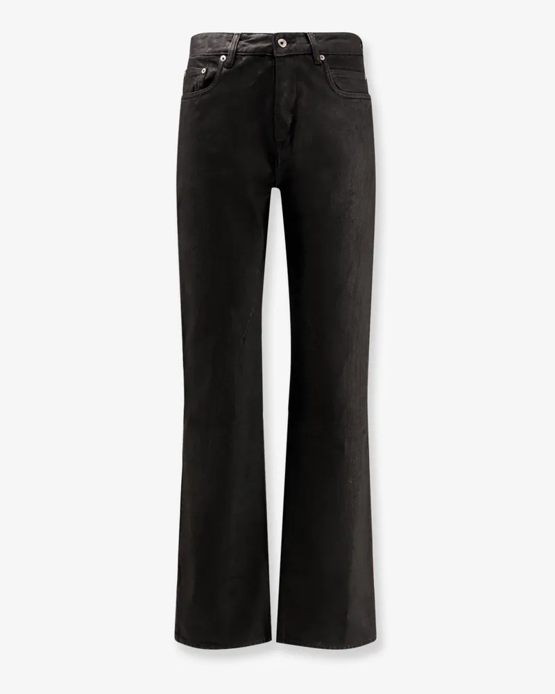 DRKSHDW by Rick Owens Fog Cut denim trousers -  - gender_Man Black