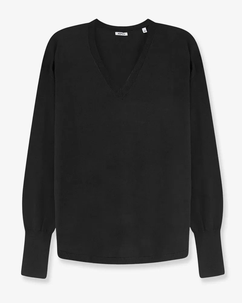 ASPESI Virgin wool sweater -  - gender_Woman Black