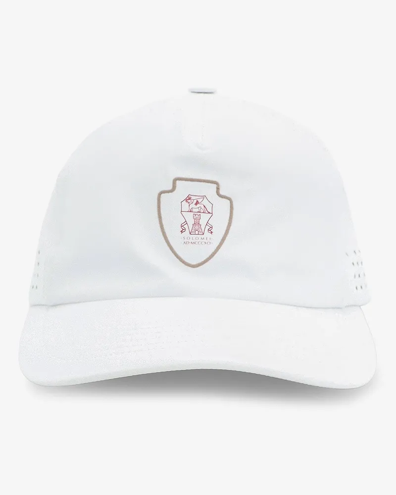Brunello Cucinelli Nylon hat with logo on the front -  - gender_Man White