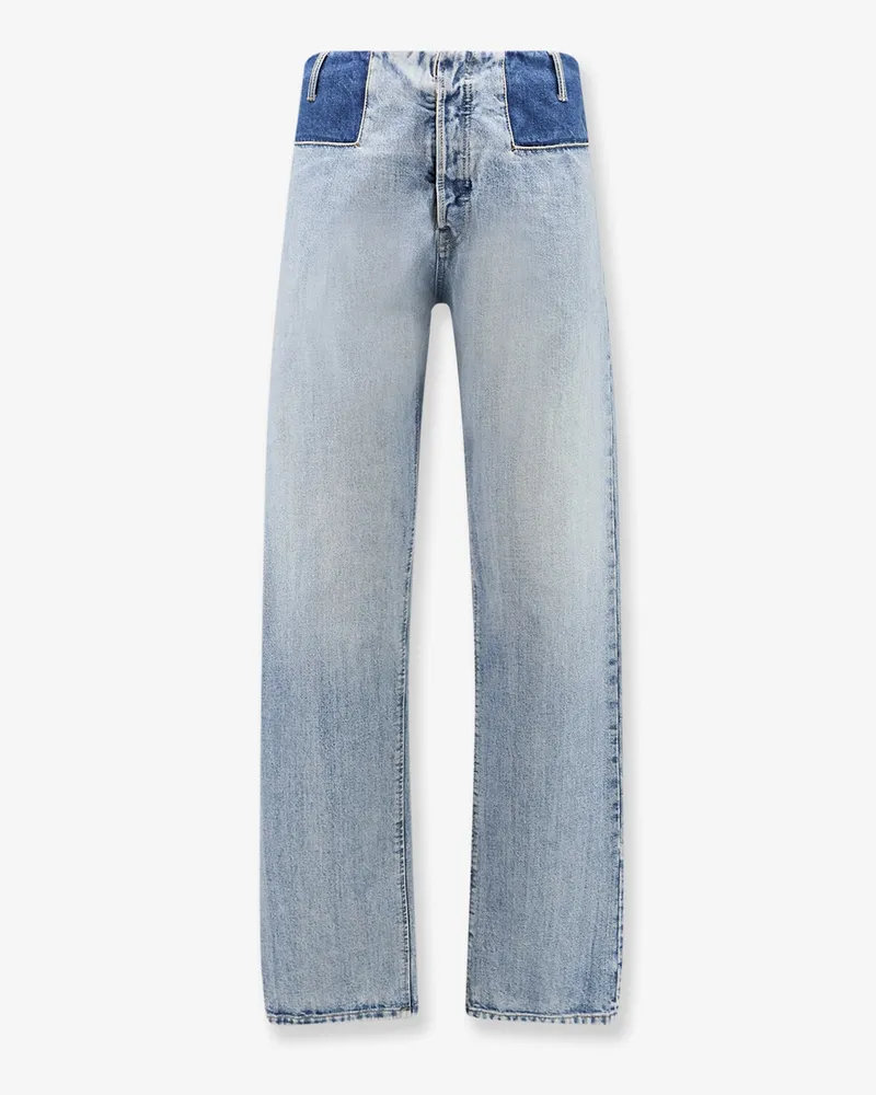 Maison Margiela Jeans with patchwork effect -  - gender_Man Blue