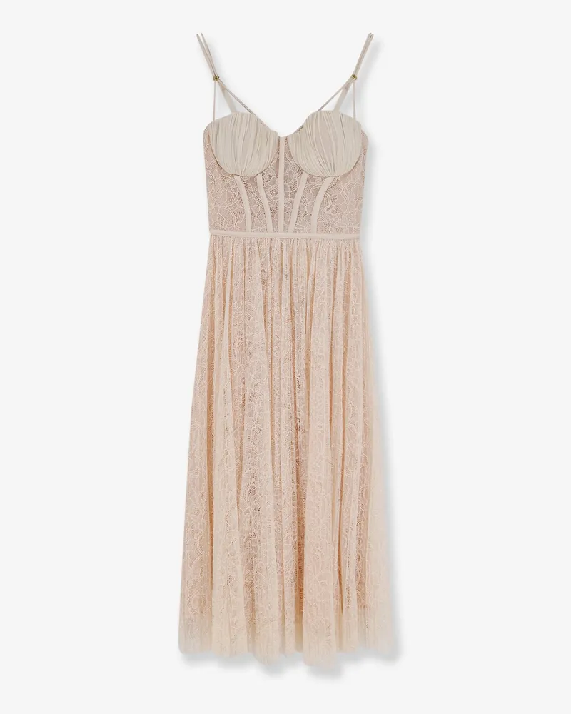 Elisabetta Franchi Events lace dress -  - gender_Woman Pink