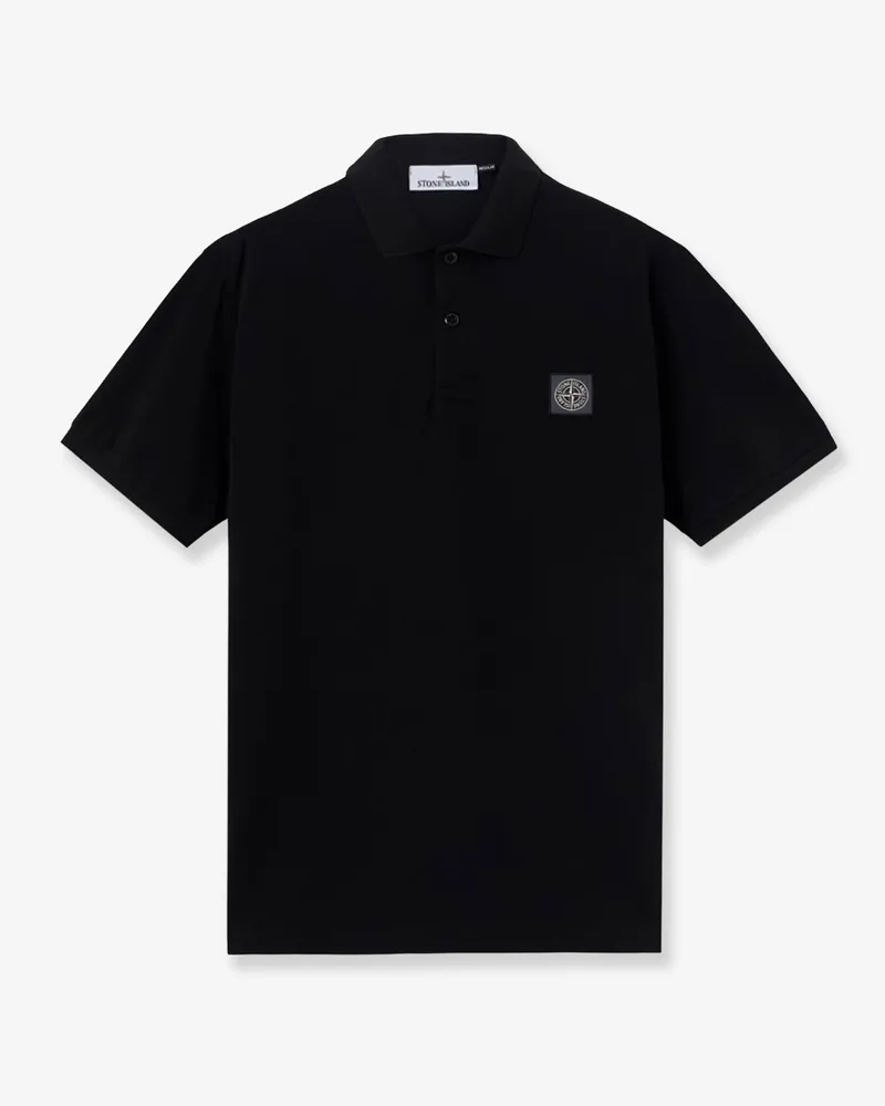 Stone Island Organic cotton polo shirt -  - gender_Man Black