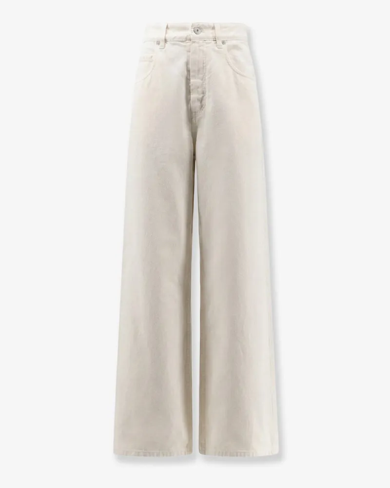 Brunello Cucinelli The Relaxed Boyfriend Jean-Soft Barrel Leg -  - gender_Woman White
