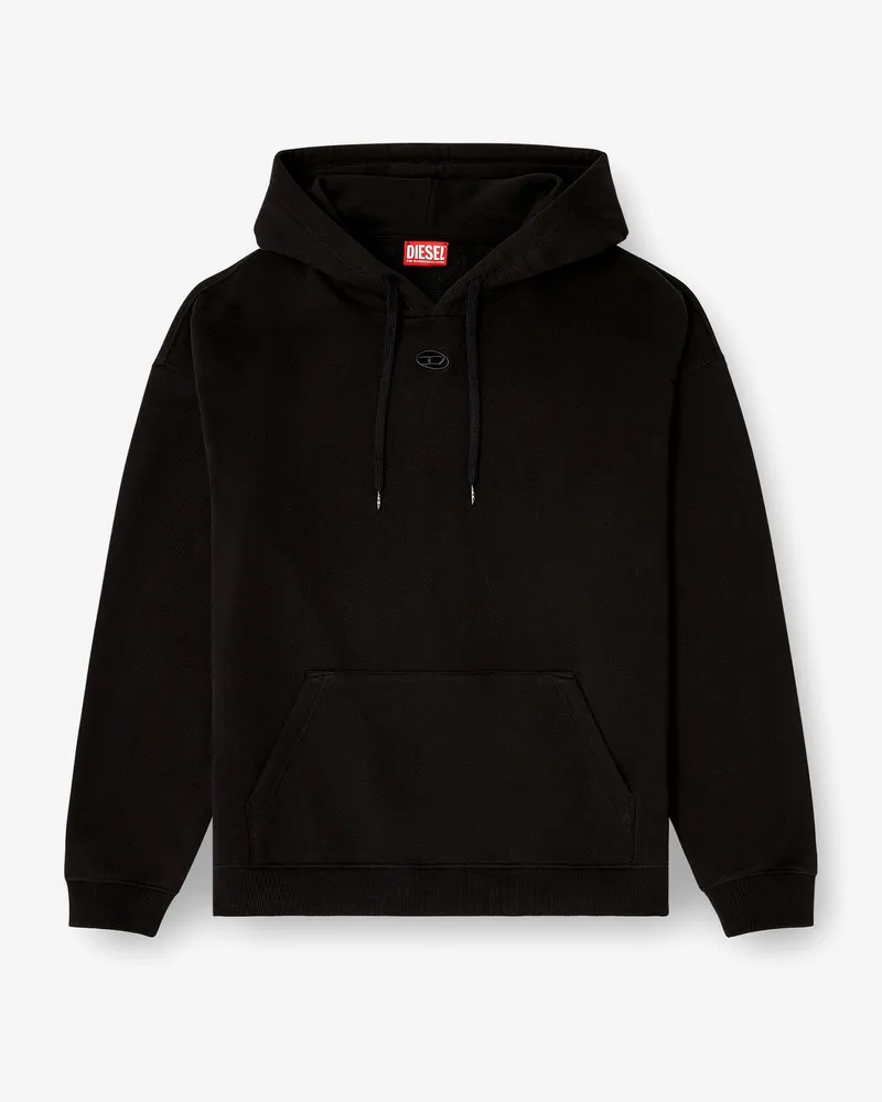 Diesel S-Boxt-Hood-Dco cotton sweatshirt -  - gender_Man Black