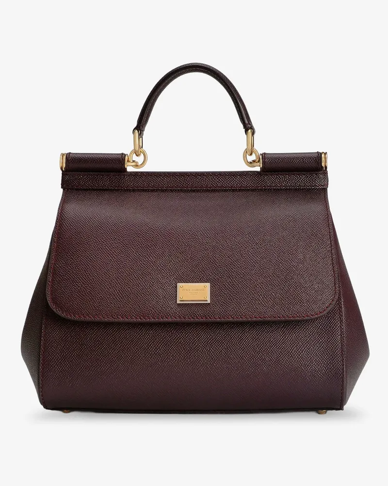 Dolce & Gabbana Sicily leather shoulder bag -  - gender_Woman Black