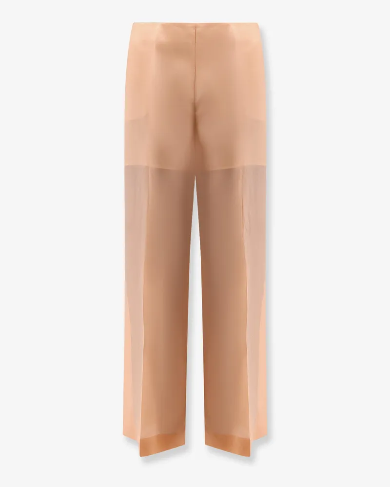 Alberta Ferretti Silk trousers -  - gender_Woman Orange
