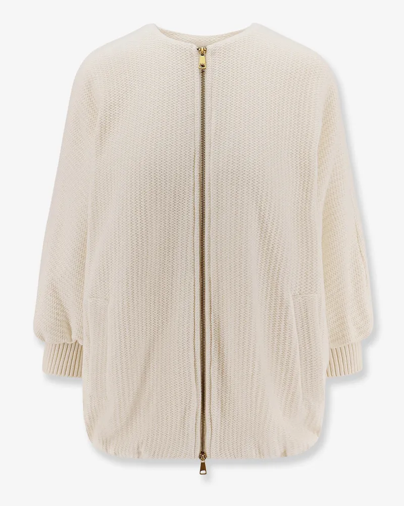 Max Mara Cirino virgin wool and cashmere jacket -  - gender_Woman White