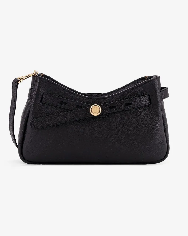 Tory Burch Romy Zip Top leather crossbody bag -  - gender_Woman Black