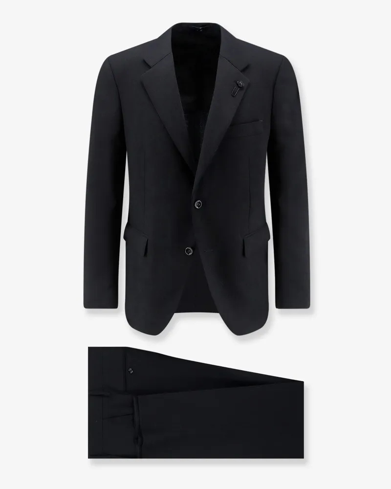 LARDINI Wool suit -  - gender_Man Black