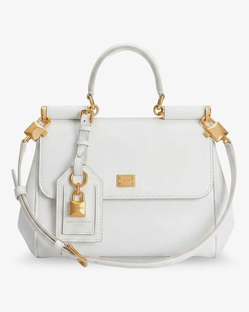 Dolce & Gabbana My Sicily leather handbag -  - gender_Woman White