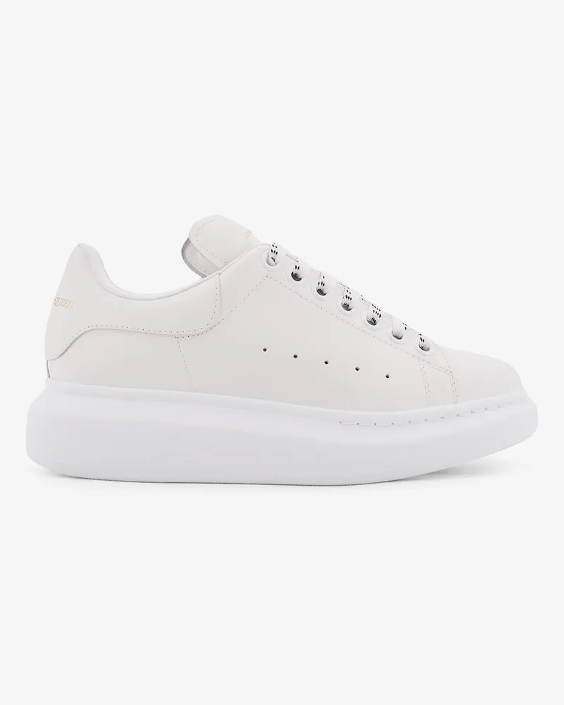 Alexander McQueen Oversize leather sneakers -  - gender_Woman White