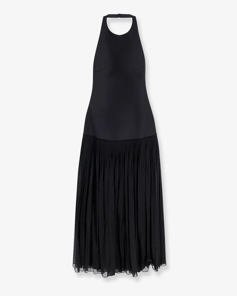 Róhe Pleated long dress -  - gender_Woman Black