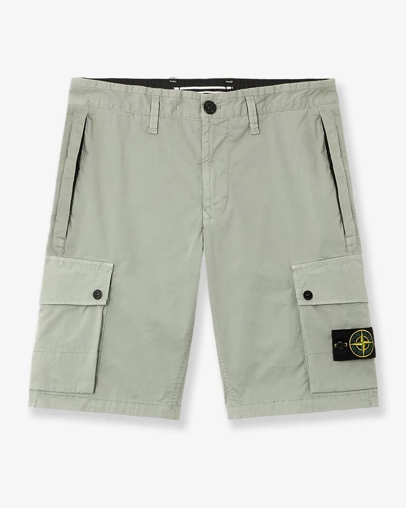 Stone Island Organic cotton shorts -  - gender_Man Green