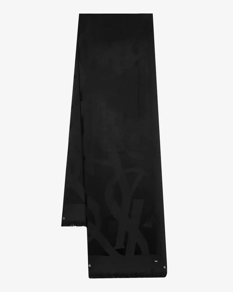 Saint Laurent SCARF - - MAN Black