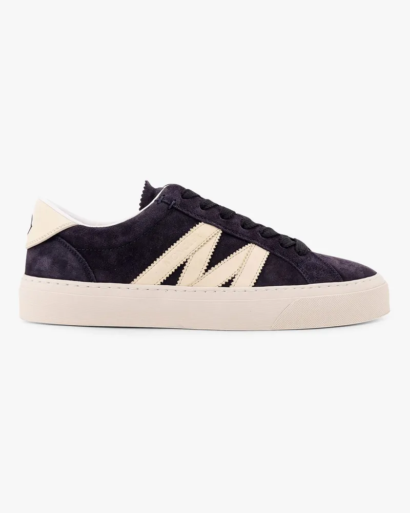 Moncler Low-top leather sneakers -  - gender_Man Blue