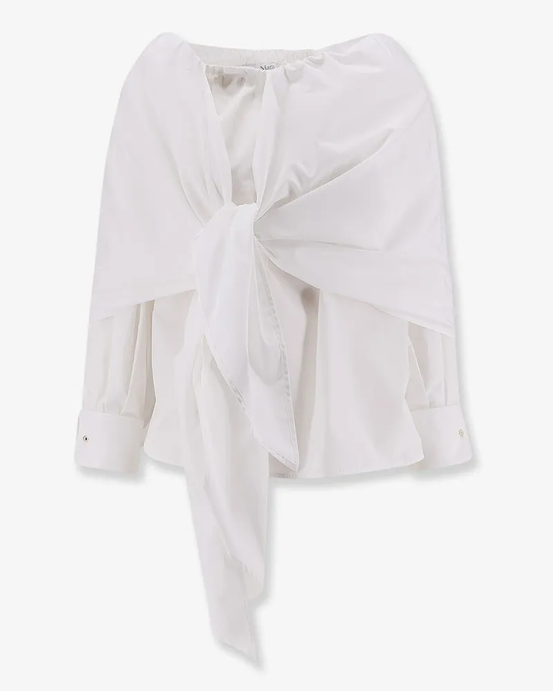 Max Mara Mxmcurvone cotton shirt -  - gender_Woman White