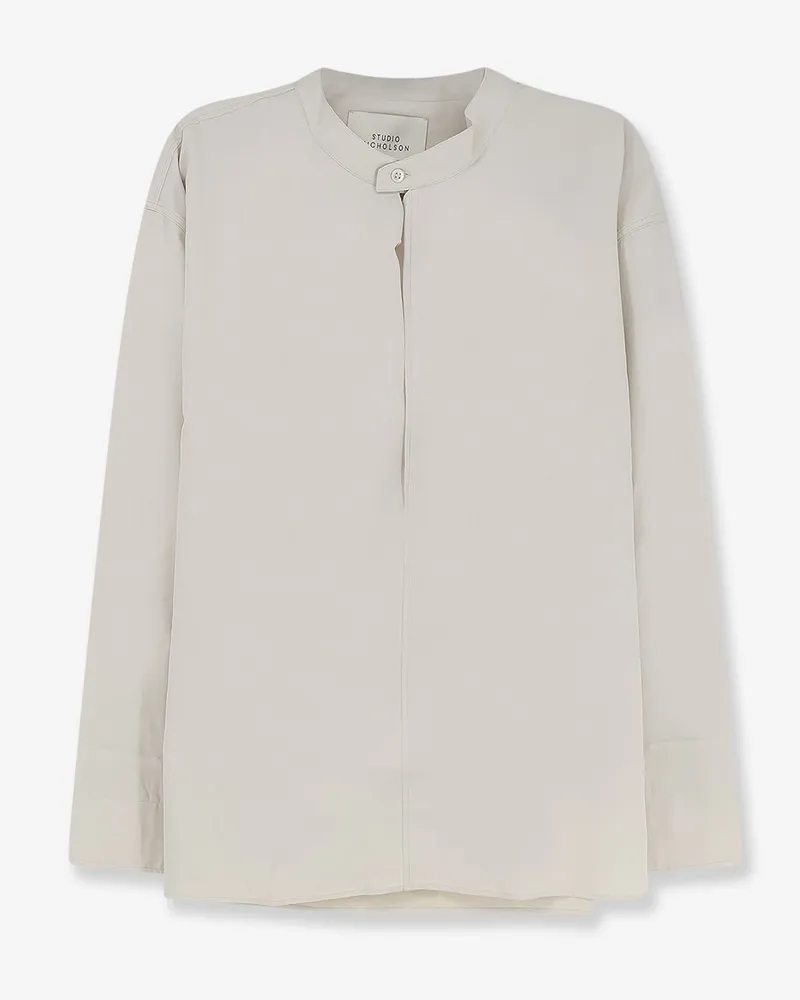Studio Nicholson Viscose and cotton blend shirt -  - gender_Man Beige