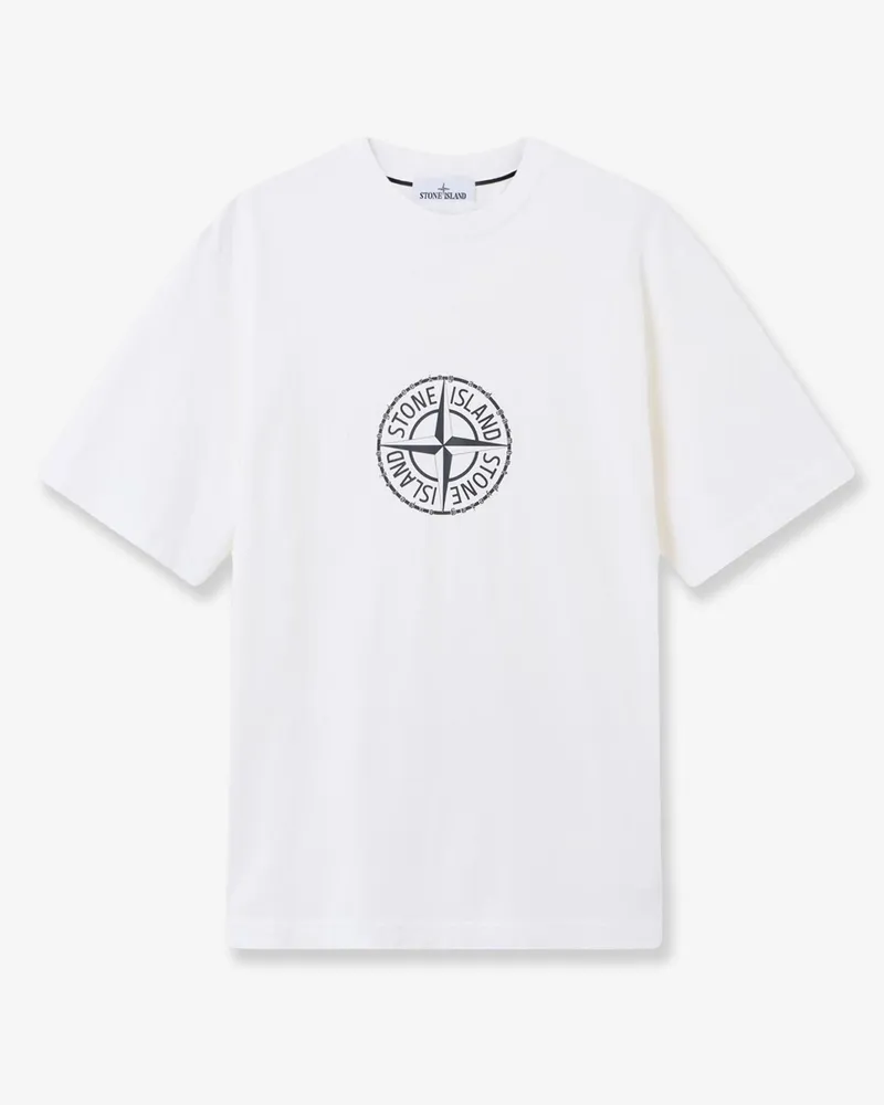 Stone Island Organic cotton t-shirt -  - gender_Man White