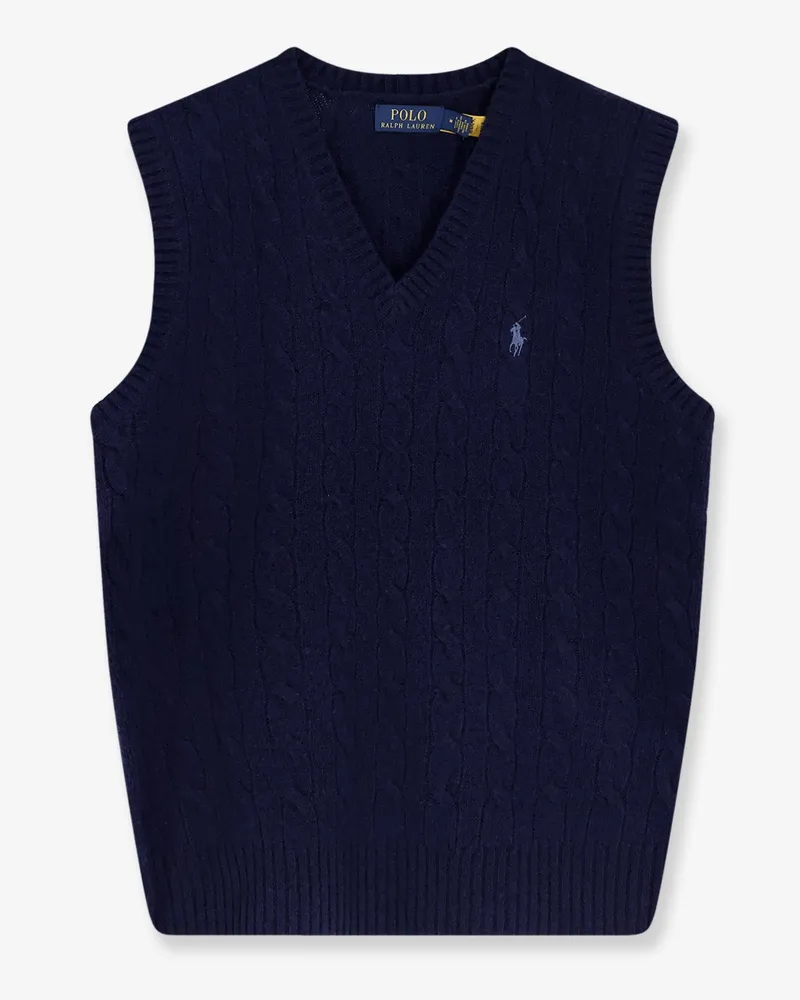 Ralph Lauren Wool and cashmere vest -  - gender_Man Blue