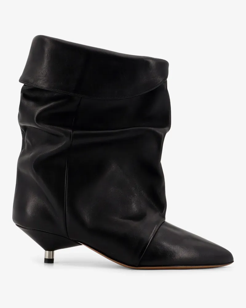 Isabel Marant Edrik leather boots -  - gender_Woman Black