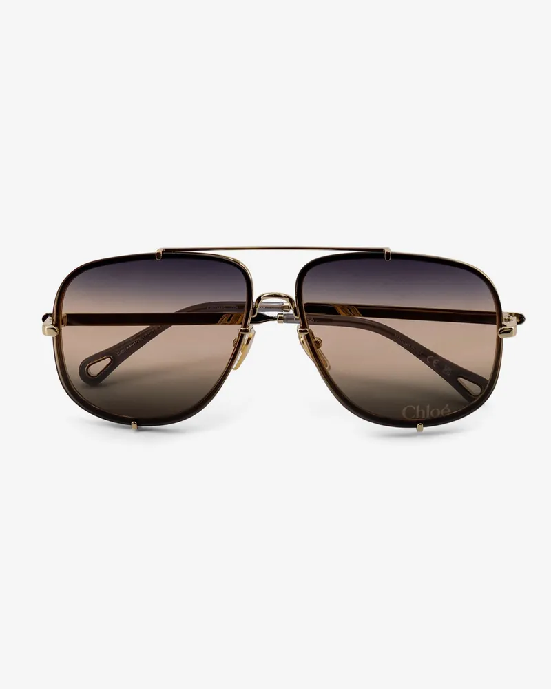 Chloé Metal sunglasses -  - gender_Woman Gold