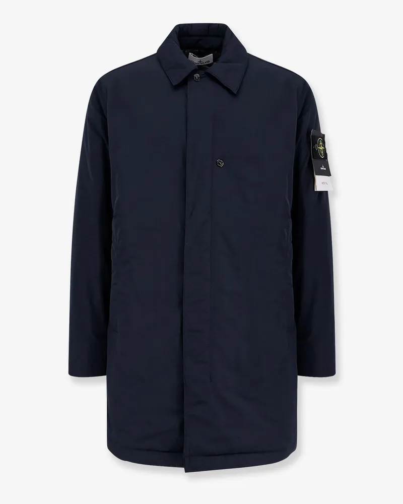 Stone Island Padded nylon coat -  - gender_Man Blue