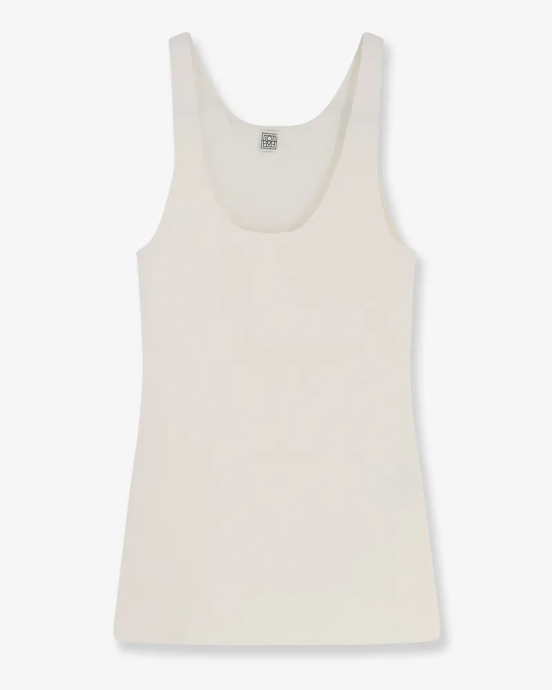 Totême Viscose blend tank top -  - gender_Woman White