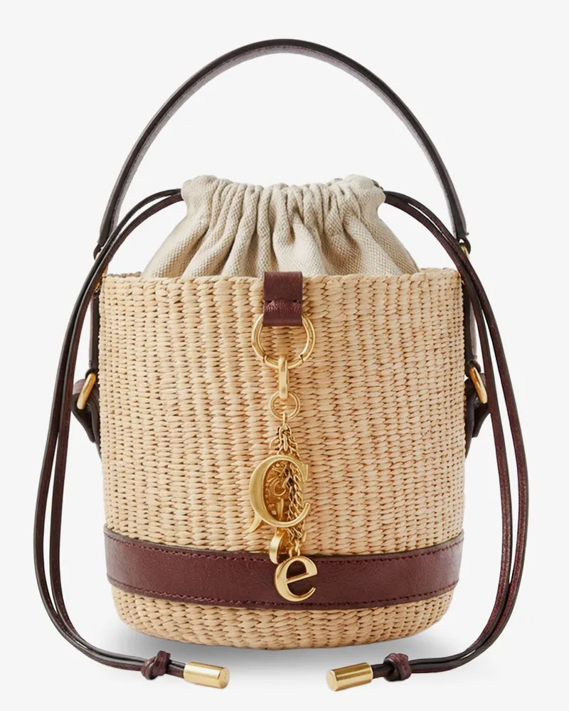 Chloé Chloé Charms natural fibers bucket bag -  - gender_Woman Beige