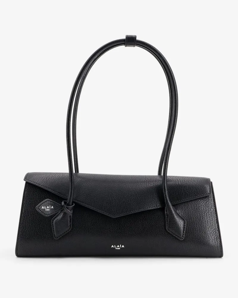 Alaïa Le Teckel Flap leather handbag -  - gender_Woman Black