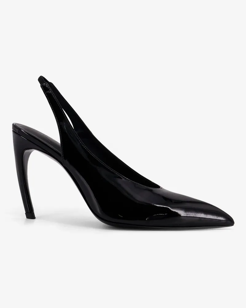 ATTICO Viper leather slingback pumps -  - gender_Woman Black