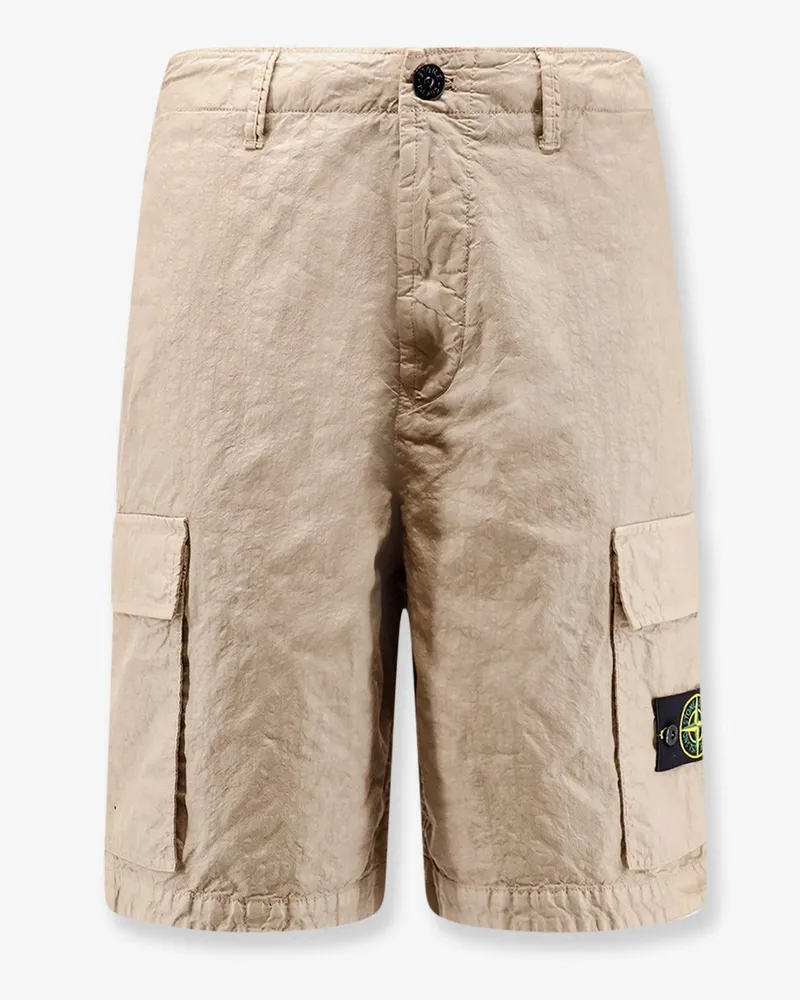 Stone Island Nylon Shorts -  - gender_Man Beige