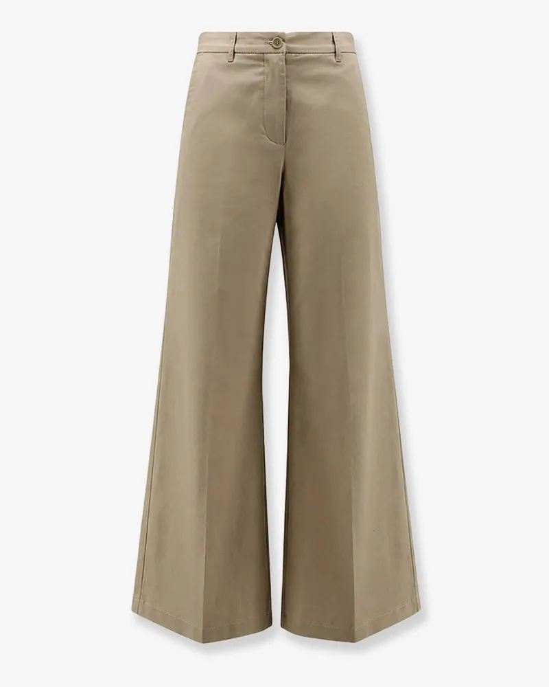 ASPESI Stretch cotton trousers -  - gender_Woman Beige