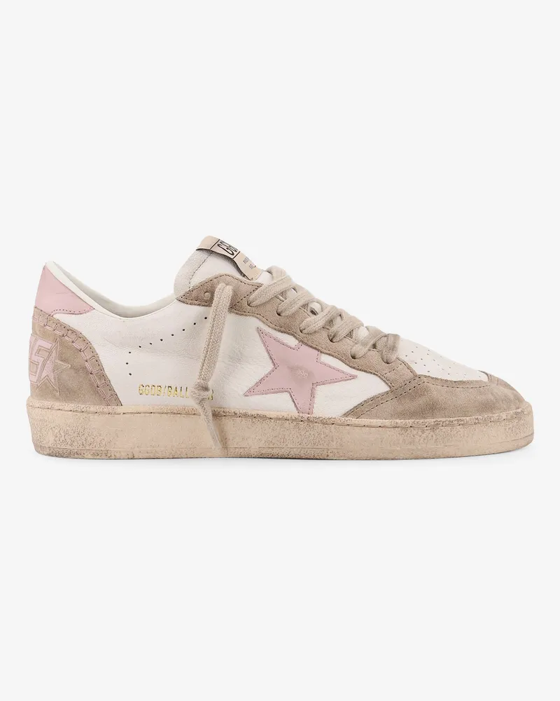 Golden Goose Ball Star low-top leather sneakers -  - gender_Woman White