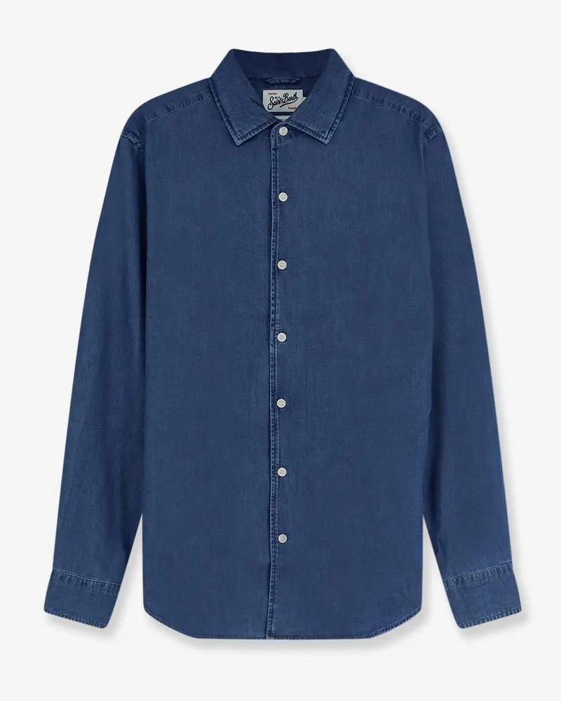 MC2 Saint Barth Raphael Light Denim Shirt -  - gender_Man Blue