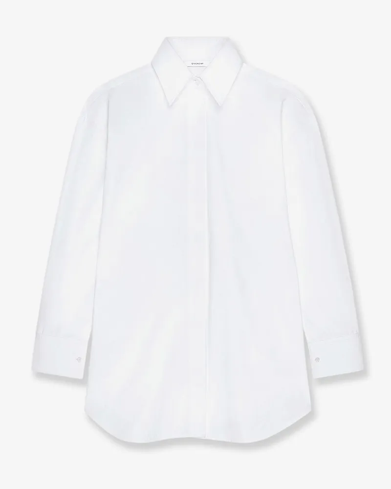 Givenchy Backless cotton shirt -  - gender_Woman Bianco