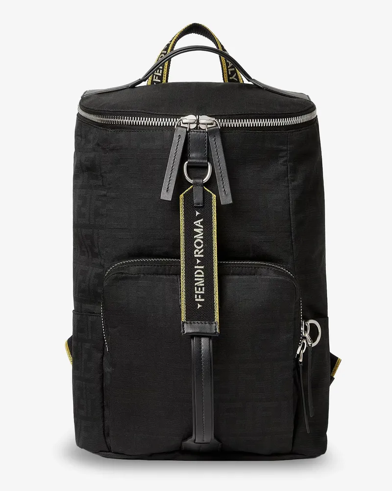 Fendi Tourist backpack in FF Superlight technical fabric -  - gender_Man Black
