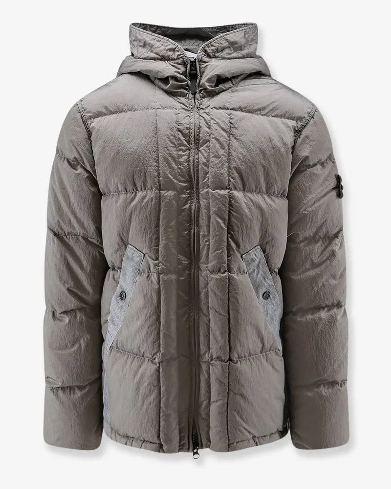 Stone Island Nylon Metal Down Jacket -  - gender_Man Grey