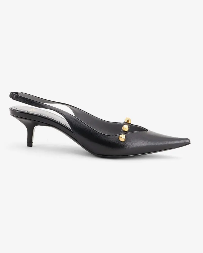 Balenciaga Midnight City leather pumps with studs -  - gender_Woman Black
