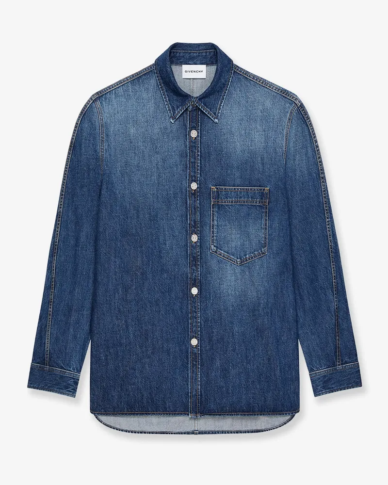 Givenchy Overshirt denim shirt -  - gender_Man Blue